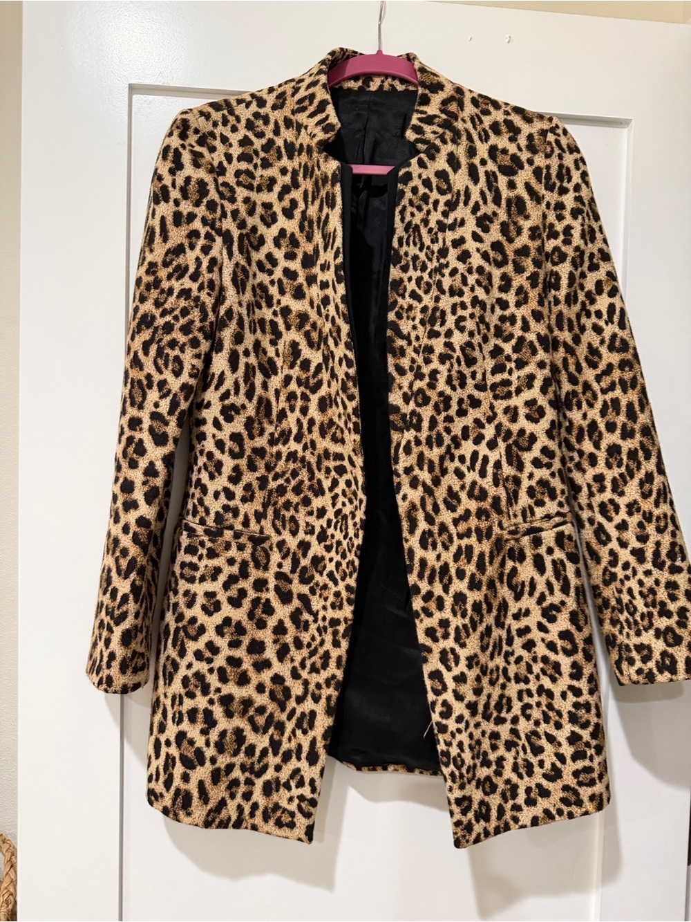 Leopard Print blazer coat